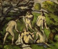 Fünf Badende 2 Paul Cezanne Nacktheit Impressionismus